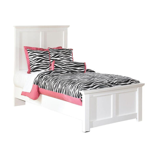 Signature Design by Ashley - Bostwick Shoals Twin Panel Bed in White veiw 1