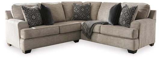 Signature Design by Ashley - Bovarian Fabric 2 Piece Sectional in Stone veiw 1