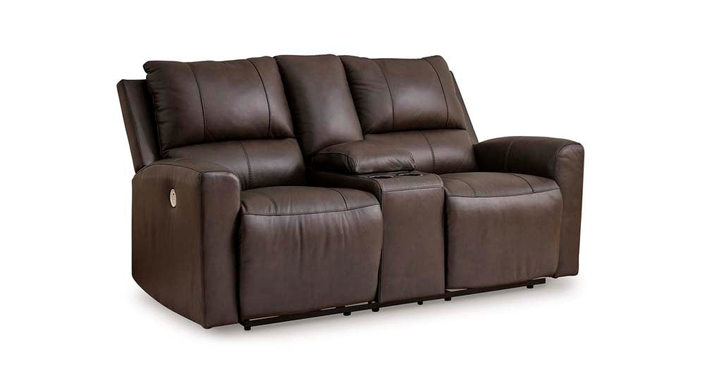 Signature Design by Ashley - Boxmere Dbl Rec Pwr Loveseat W/Console in Storm - U1310096 veiw 1