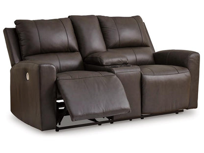 Signature Design by Ashley - Boxmere Dbl Rec Pwr Loveseat W/Console in Storm - U1310096 veiw 3