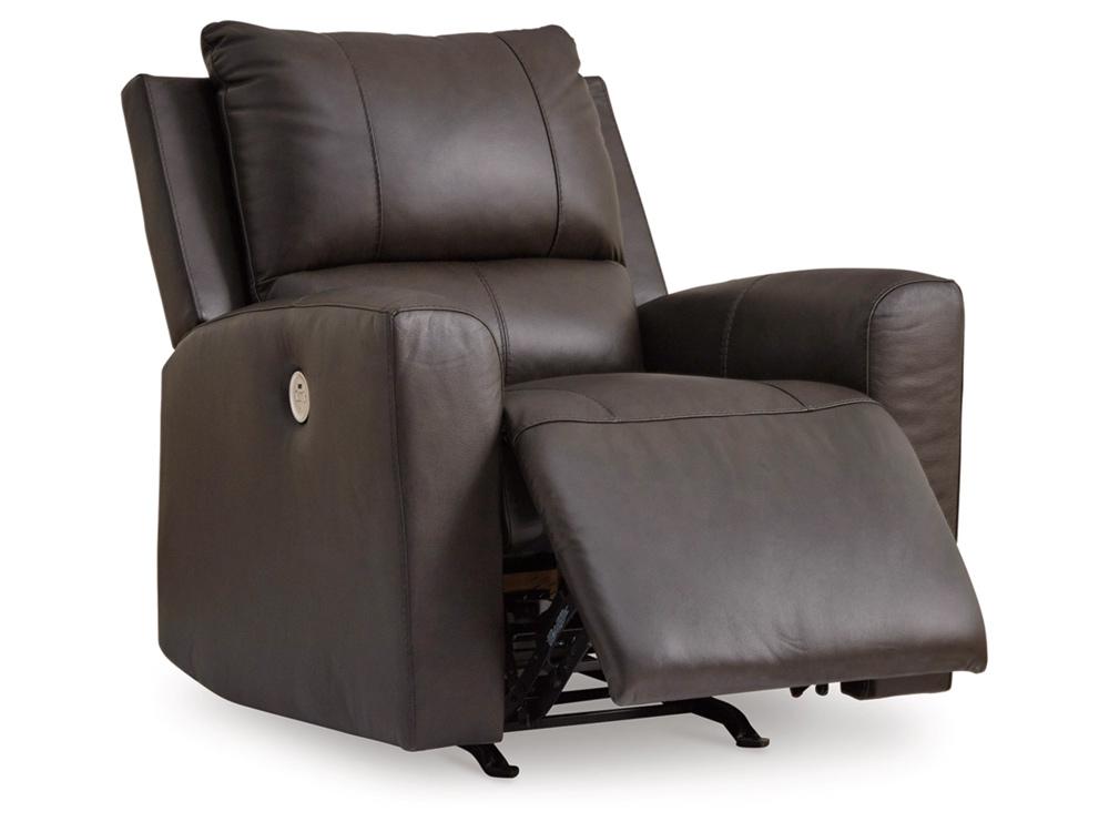 Signature Design by Ashley - Boxmere Power Rocker Recliner in Storm - U1310098 veiw 3