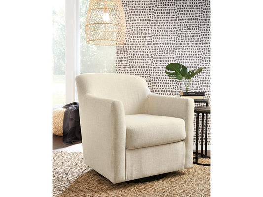 Signature Design by Ashley - Bradney Swivel Accent Chair in Linen - A3000325 veiw 2