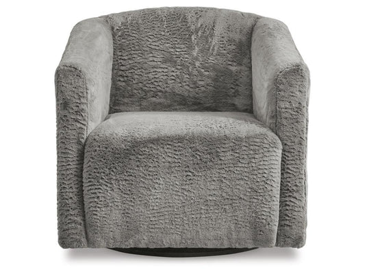 Signature Design by Ashley - Bramner Swivel Accent Chair in Charcoal - A3000330 veiw 1