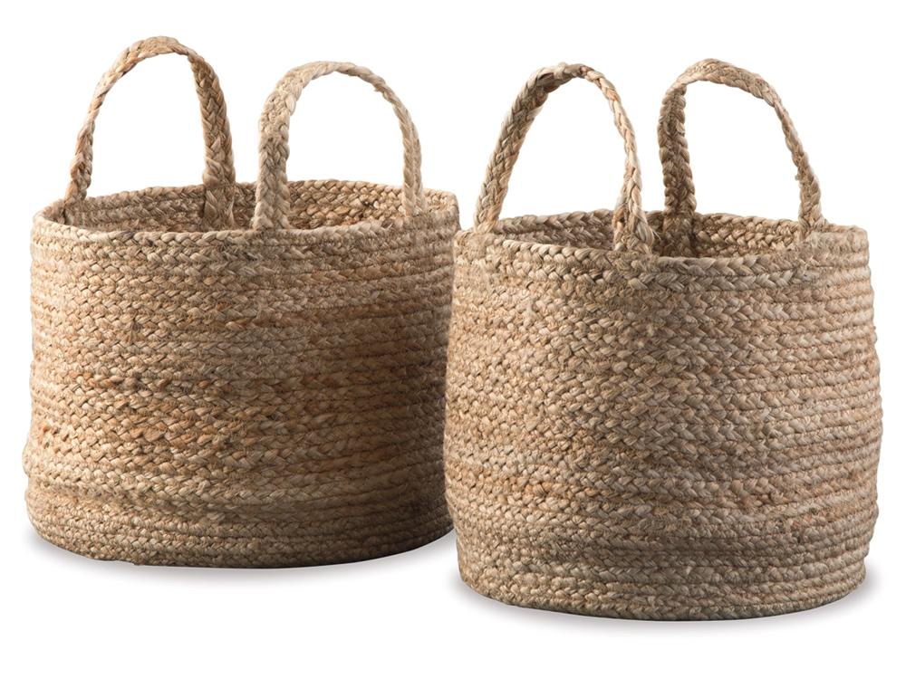 Signature Design by Ashley - Brayton Basket Set (Set of 2) in Natural - A2000094 veiw 1