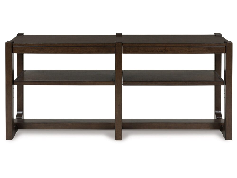 Signature Design by Ashley - Breckington Sofa Table in Dark Brown - T856-4 veiw 3