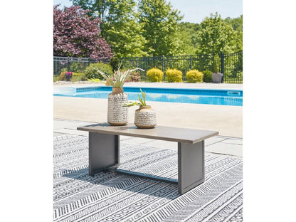 Signature Design by Ashley - Bree Zee Outdoor Rectangular End Table in Brown - P160-703 veiw 2