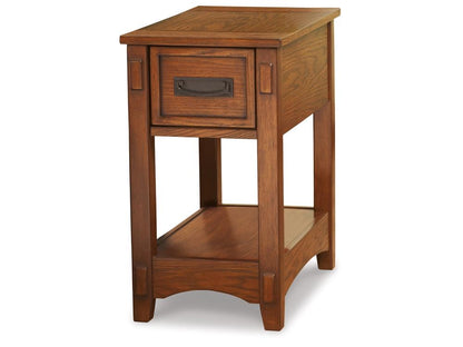 Signature Design by Ashley - Breegin Chair Side End Table in Brown - T007-319 veiw 1