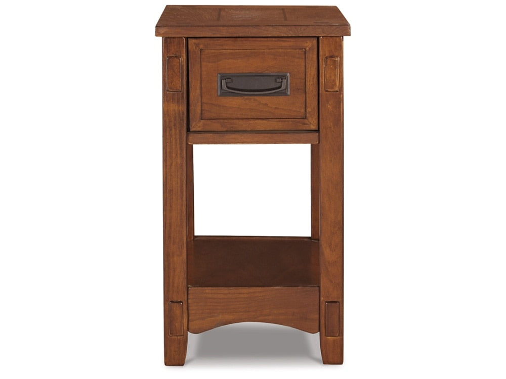 Signature Design by Ashley - Breegin Chair Side End Table in Brown - T007-319 veiw 3