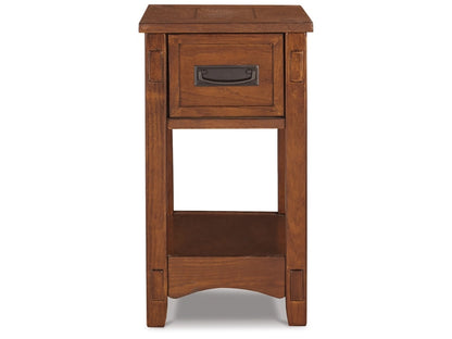Signature Design by Ashley - Breegin Chair Side End Table in Brown - T007-319 veiw 3