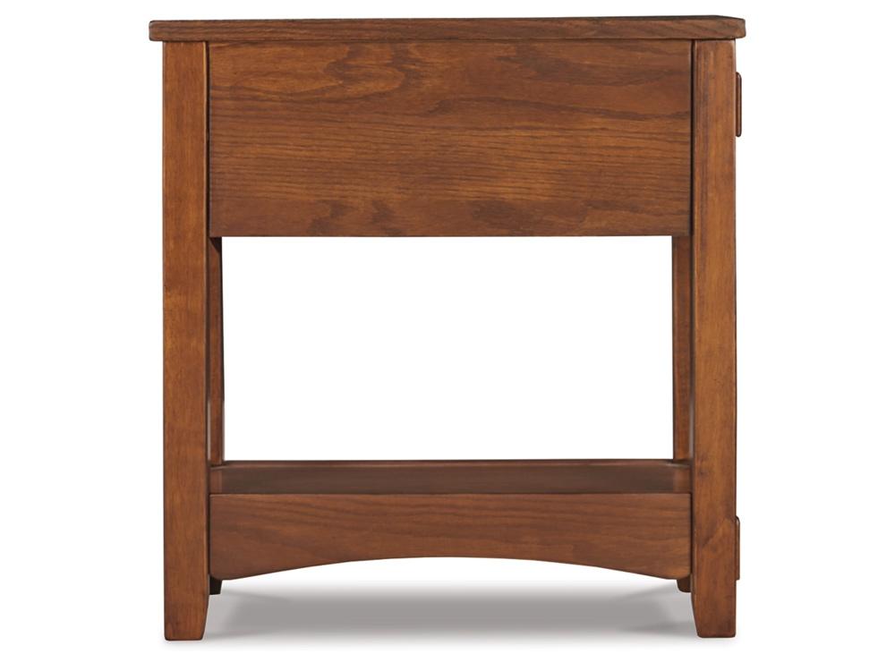 Signature Design by Ashley - Breegin Chair Side End Table in Brown - T007-319 veiw 4