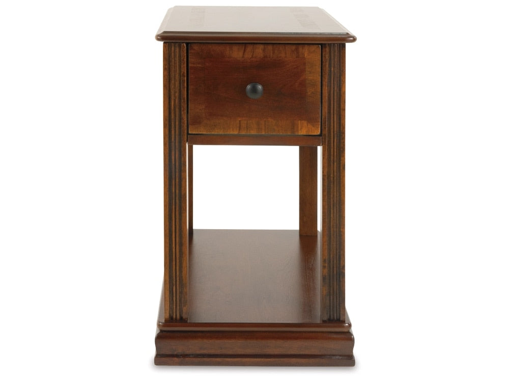 Signature Design by Ashley - Breegin Chair Side End Table in Brown - T007-527 veiw 3