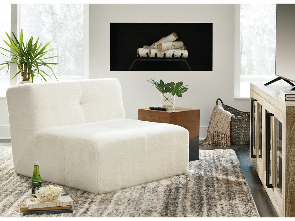 Signature Design by Ashley - Brettner Accent Chair in Ivory - A3000697 veiw 2