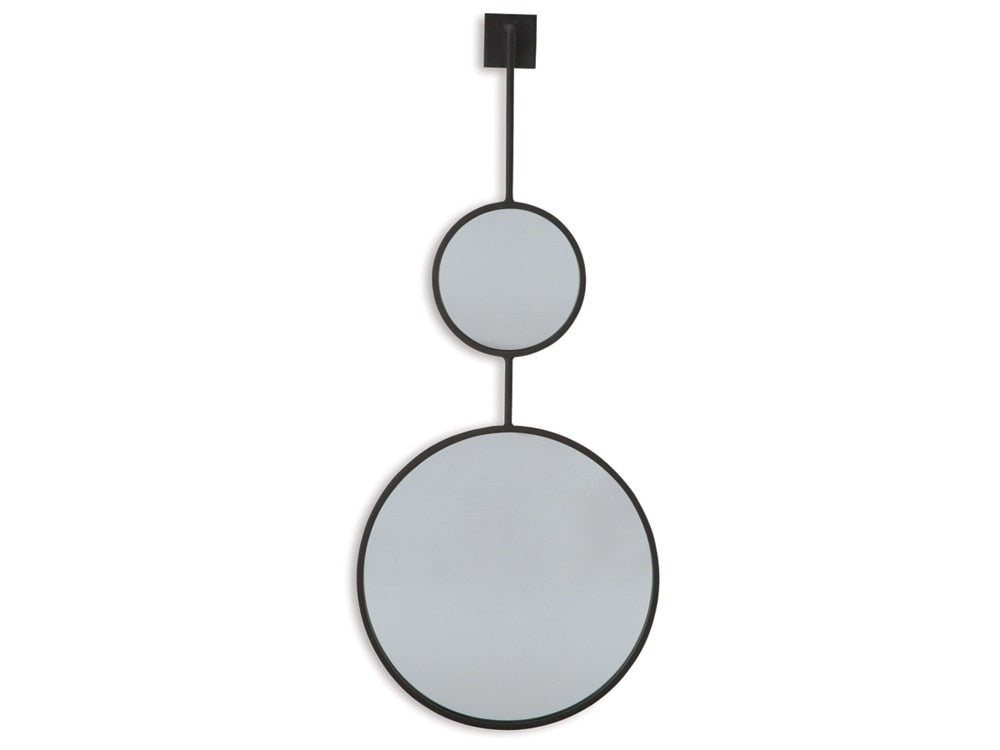 Signature Design by Ashley - Brewer Accent Mirror in Black - A8010166 veiw 1