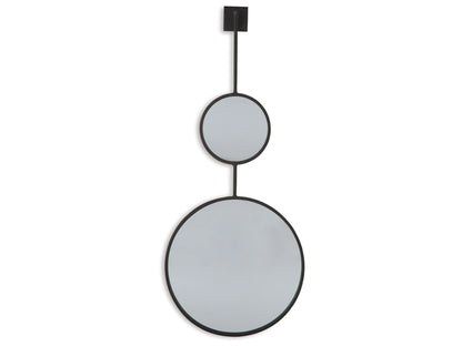 Signature Design by Ashley - Brewer Accent Mirror in Black - A8010166 veiw 1