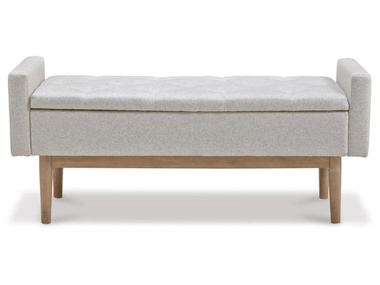 Signature Design by Ashley - Briarson Storage Bench in Beige/Brown - A3000247 veiw 1