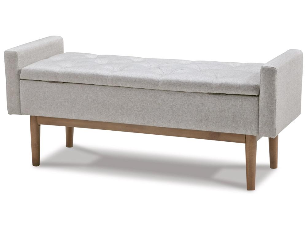 Signature Design by Ashley - Briarson Storage Bench in Beige/Brown - A3000247 veiw 3