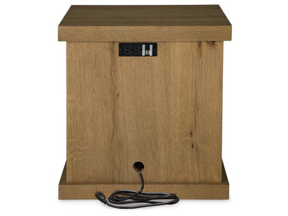 Signature Design by Ashley - Brinstead Chair Side End Table in Light Brown - T839-7 veiw 4