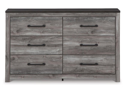 Signature Design by Ashley - Bronyan Six Drawer Dresser in Dark Gray - B1290-31 veiw 1