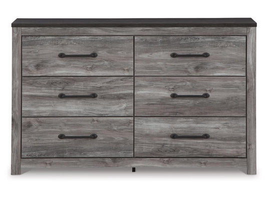 Signature Design by Ashley - Bronyan Six Drawer Dresser in Dark Gray - B1290-31 veiw 1