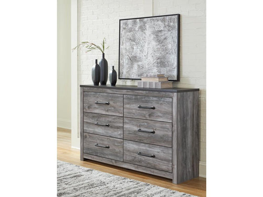 Signature Design by Ashley - Bronyan Six Drawer Dresser in Dark Gray - B1290-31 veiw 2