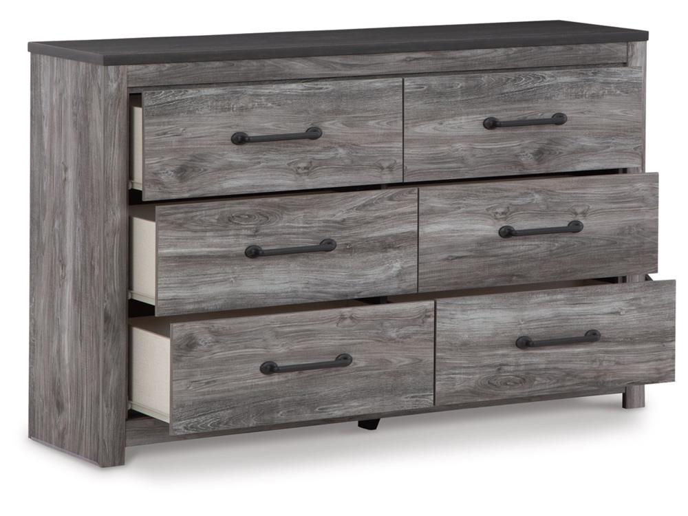 Signature Design by Ashley - Bronyan Six Drawer Dresser in Dark Gray - B1290-31 veiw 3