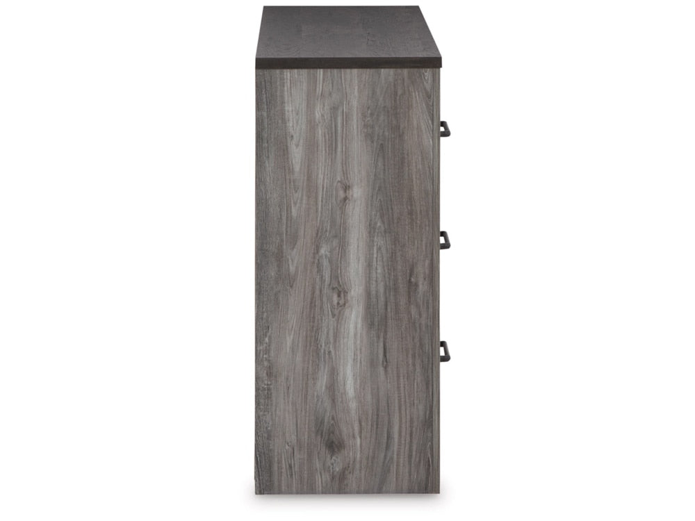 Signature Design by Ashley - Bronyan Six Drawer Dresser in Dark Gray - B1290-31 veiw 4