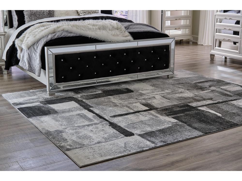 Signature Design by Ashley - Brycebourne Medium Rug in Black/Cream/Gray - R404982 veiw 2
