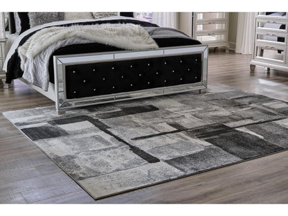 Signature Design by Ashley - Brycebourne Medium Rug in Black/Cream/Gray - R404982 veiw 2