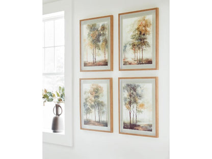 Signature Design by Ashley - Bryneford Wall Art (Set of 4) in Multi - A8000411 veiw 2