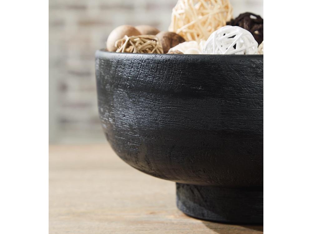 Signature Design by Ashley - Brynnington Bowl in Black - A2000611 veiw 3