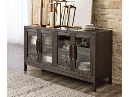 Signature Design by Ashley - Burkhaus Dining Room Server in Brown - D984-60 veiw 2