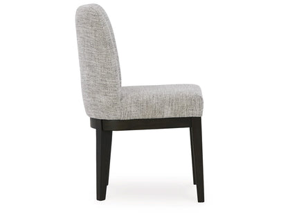 Signature Design by Ashley - Burkhaus Dining Uph Side Chair (Set Of 2) in Brown/Black - D984-01 veiw 4