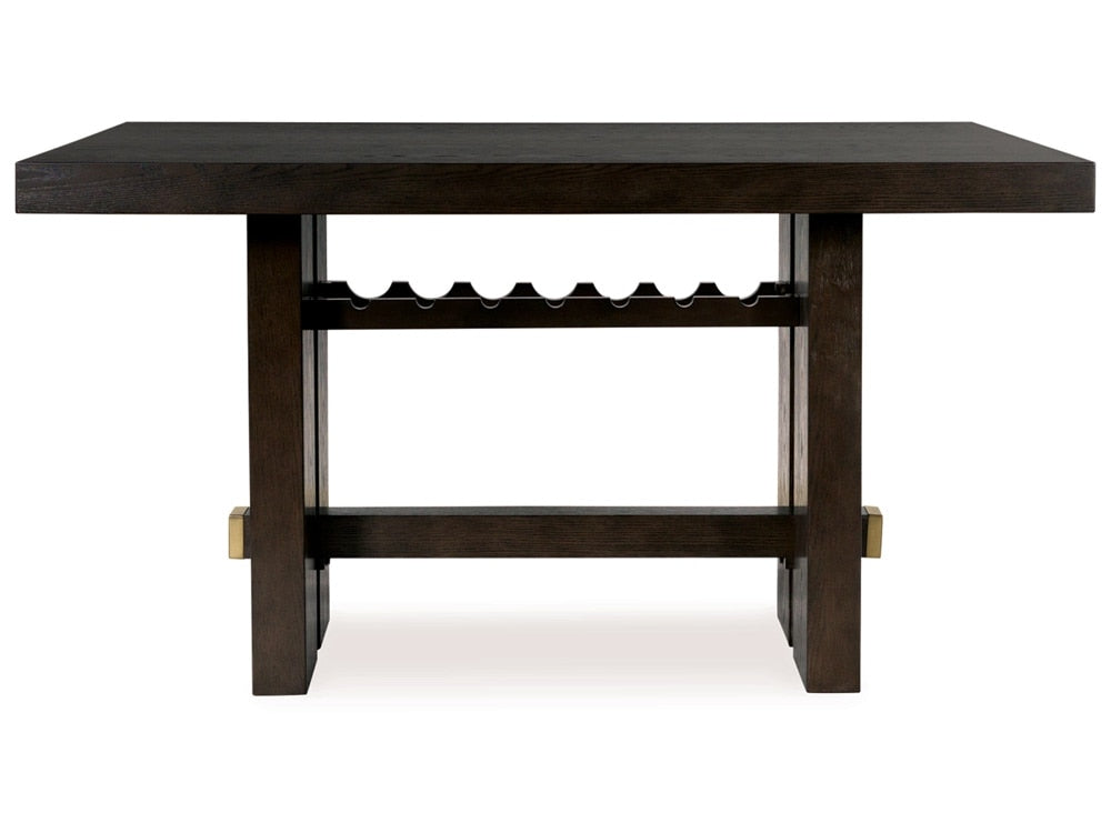 Signature Design by Ashley - Burkhaus Rect Dining Room Counter Table in Beige/Dark Brown - D984-32 veiw 1