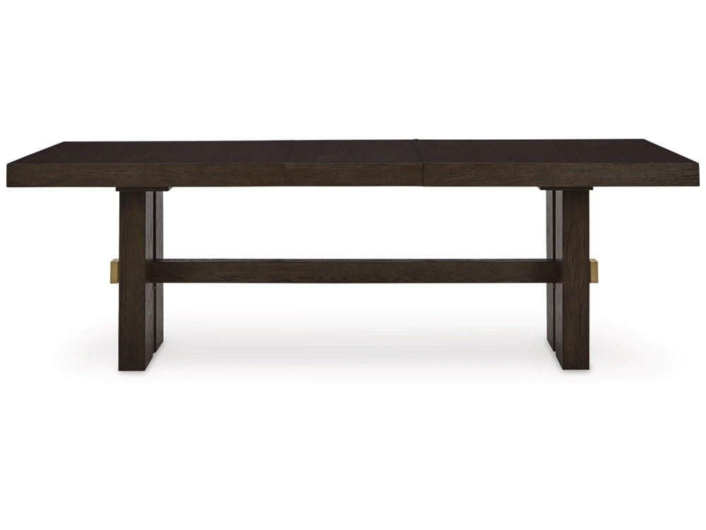 Signature Design by Ashley - Burkhaus RECT Dining Room EXT Table in Brown - D984-45 veiw 1