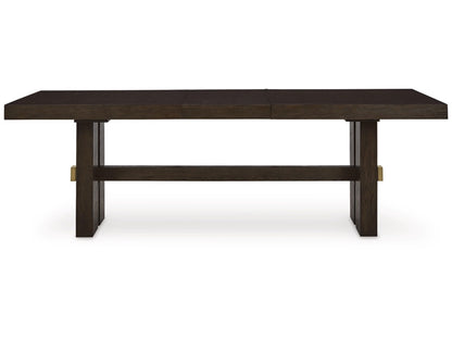 Signature Design by Ashley - Burkhaus RECT Dining Room EXT Table in Brown - D984-45 veiw 1