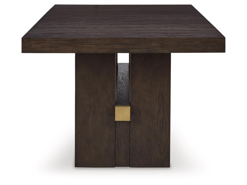 Signature Design by Ashley - Burkhaus RECT Dining Room EXT Table in Brown - D984-45 veiw 4