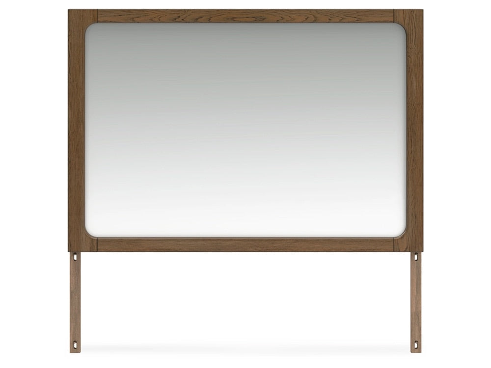 Signature Design by Ashley - Cabalynn Bedroom Mirror in Light Brown - B974-36 veiw 1
