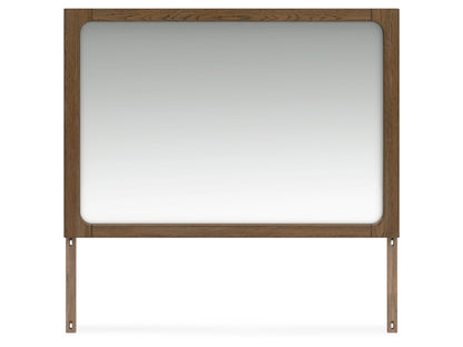 Signature Design by Ashley - Cabalynn Bedroom Mirror in Light Brown - B974-36 veiw 1