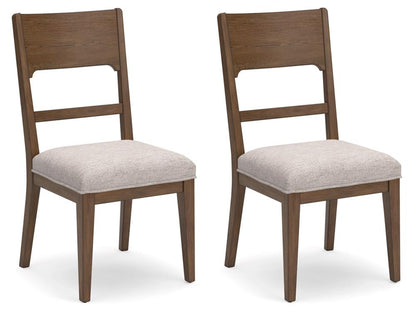 Signature Design by Ashley - Cabalynn Dining Uph Side Chair (Set Of 2) in Light Brown - D974-01 veiw 2