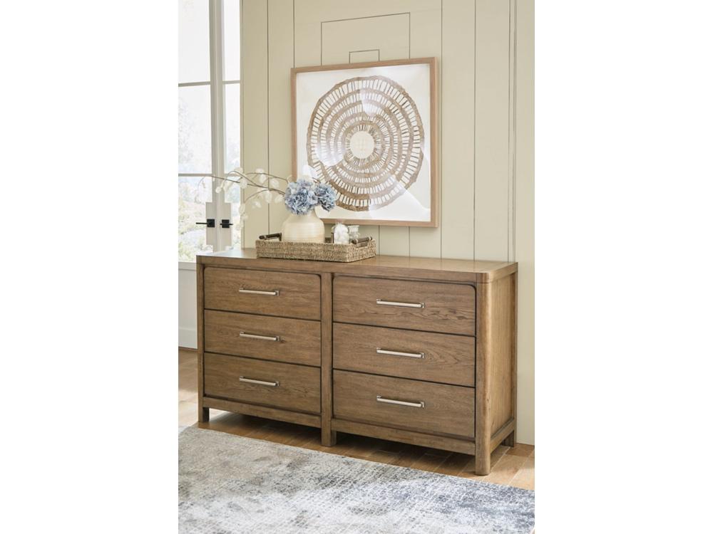 Signature Design by Ashley - Cabalynn Dresser in Light Brown - B974-31 veiw 2