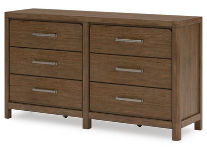 Signature Design by Ashley - Cabalynn Dresser in Light Brown - B974-31 veiw 3