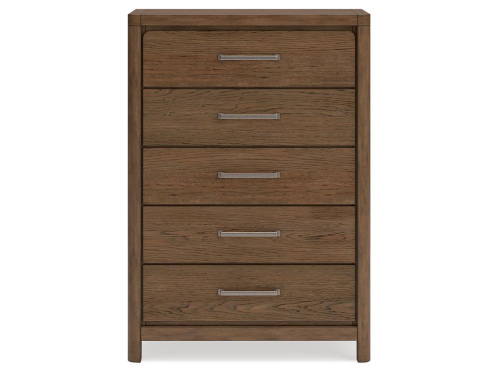Signature Design by Ashley - Cabalynn Five Drawer C hest in Light Brown - B974-46 veiw 1