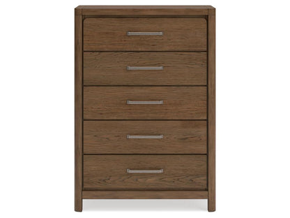 Signature Design by Ashley - Cabalynn Five Drawer C hest in Light Brown - B974-46 veiw 1