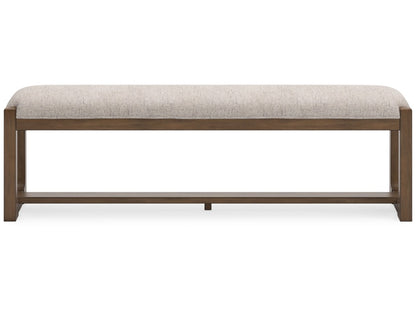 Signature Design by Ashley - Cabalynn Large Uph Dining Room Bench in Light Brown - D974-00 veiw 1
