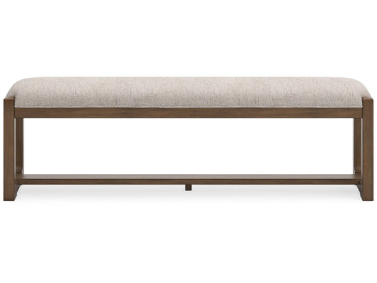 Signature Design by Ashley - Cabalynn Large Uph Dining Room Bench in Light Brown - D974-00 veiw 1