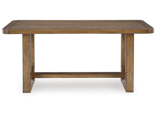 Signature Design by Ashley - Cabalynn Rect Dining Room Counter Table in Light Brown - D974-13 veiw 1