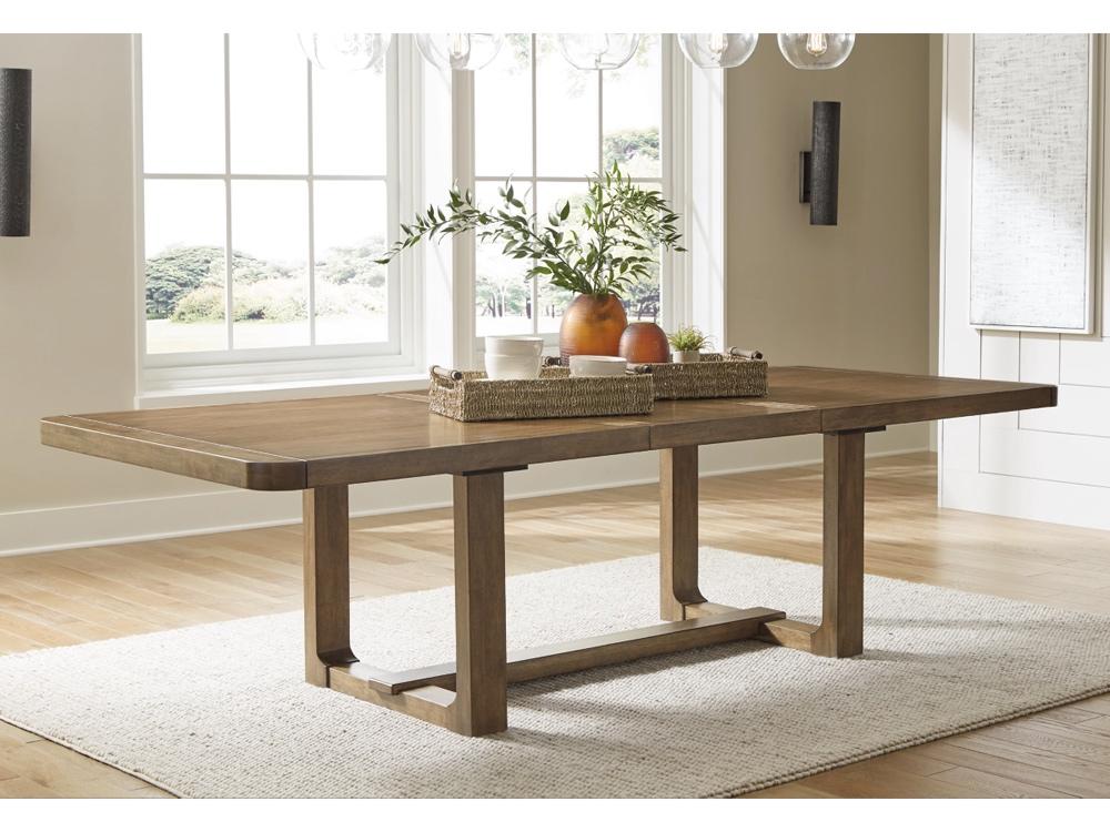 Signature Design by Ashley - Cabalynn Rect Dining Room Ext Table. in Light Brown - D974-35 veiw 2