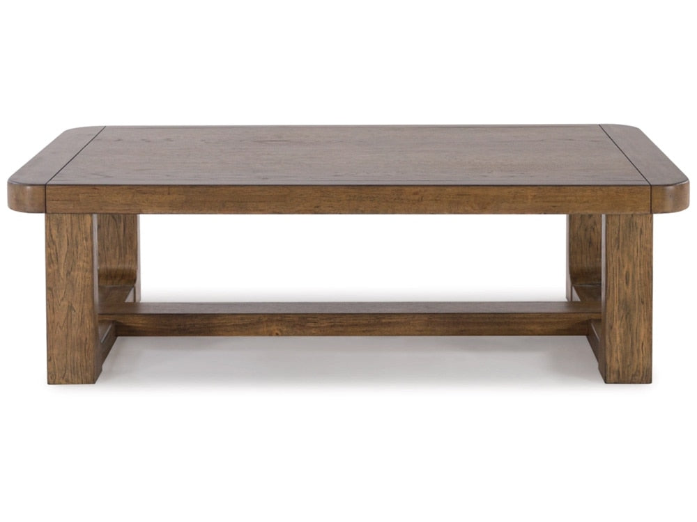 Signature Design by Ashley - Cabalynn Rectangular Cocktail Table in Light Brown - T974-1 veiw 1