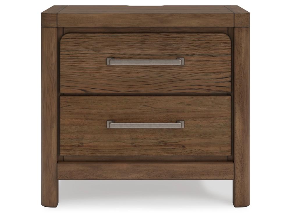 Signature Design by Ashley - Cabalynn Two Drawer Night Stand in Light Brown - B974-92 veiw 1