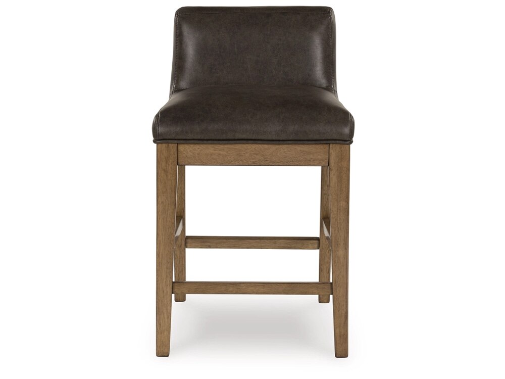 Signature Design by Ashley - Cabalynn Upholstered Barstool (Set of 2) in Light Brown - D974-124 veiw 4